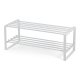 SPINDER DESIGN rektangulr Rex skohylle, m. 2 hyller - hvitt stl
