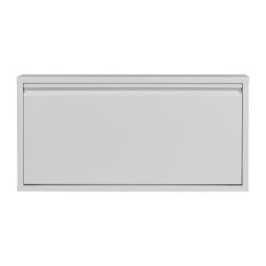 SPINDER DESIGN Billy skoskab, m. 1 lge, rektangulr - hvidt stl (75x37,5)