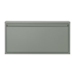 SPINDER DESIGN Billy skoskab, m. 1 lge, rektangulr - grn stl (75x37,5)