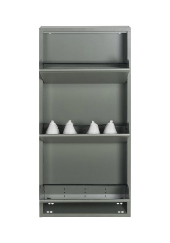 SPINDER DESIGN Billy 3 Schuhschrank, m. 3 Türen, rechteckig – staubgrüner Stahl (50x103)
