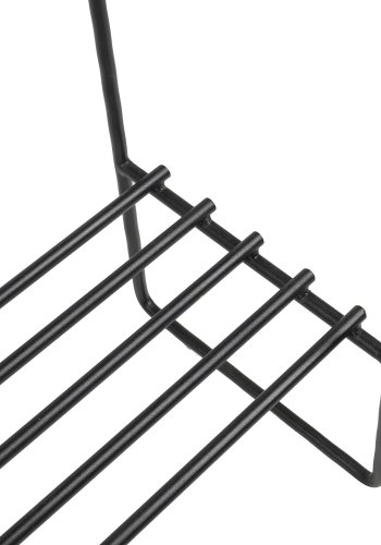 SPINDER DESIGN Clint konsollbord, m. 1 hylle - massiv eik og sort stl (57x29)