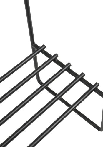 SPINDER DESIGN Clint konsollbord, m. 1 hylle - massiv eik og sort stl (57x29)