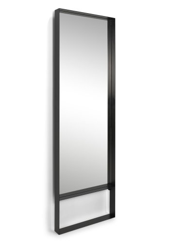SPINDER DESIGN rektangulrt Donna veggspeil - speilglass og sort stl (60x190)