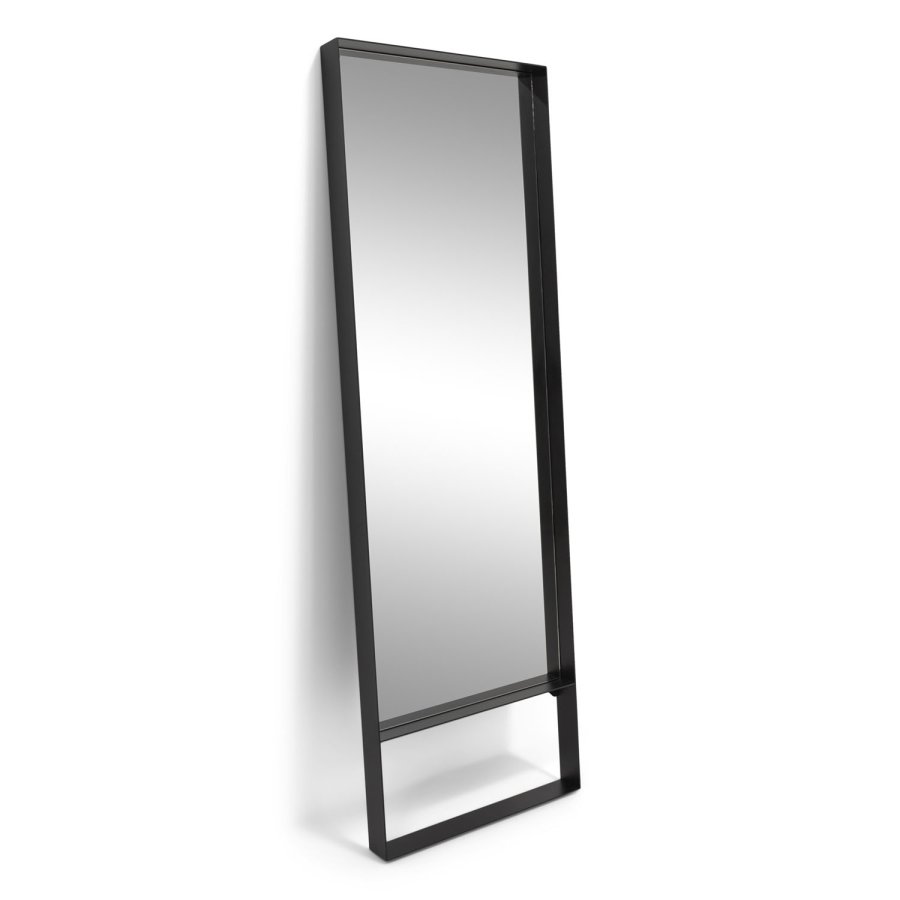 SPINDER DESIGN rektangulrt Donna veggspeil - speilglass og sort stl (60x190)