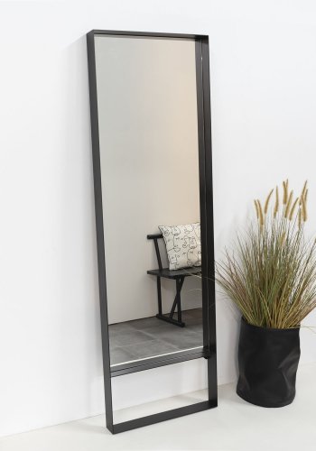 SPINDER DESIGN rektangulrt Donna veggspeil - speilglass og sort stl (60x190)