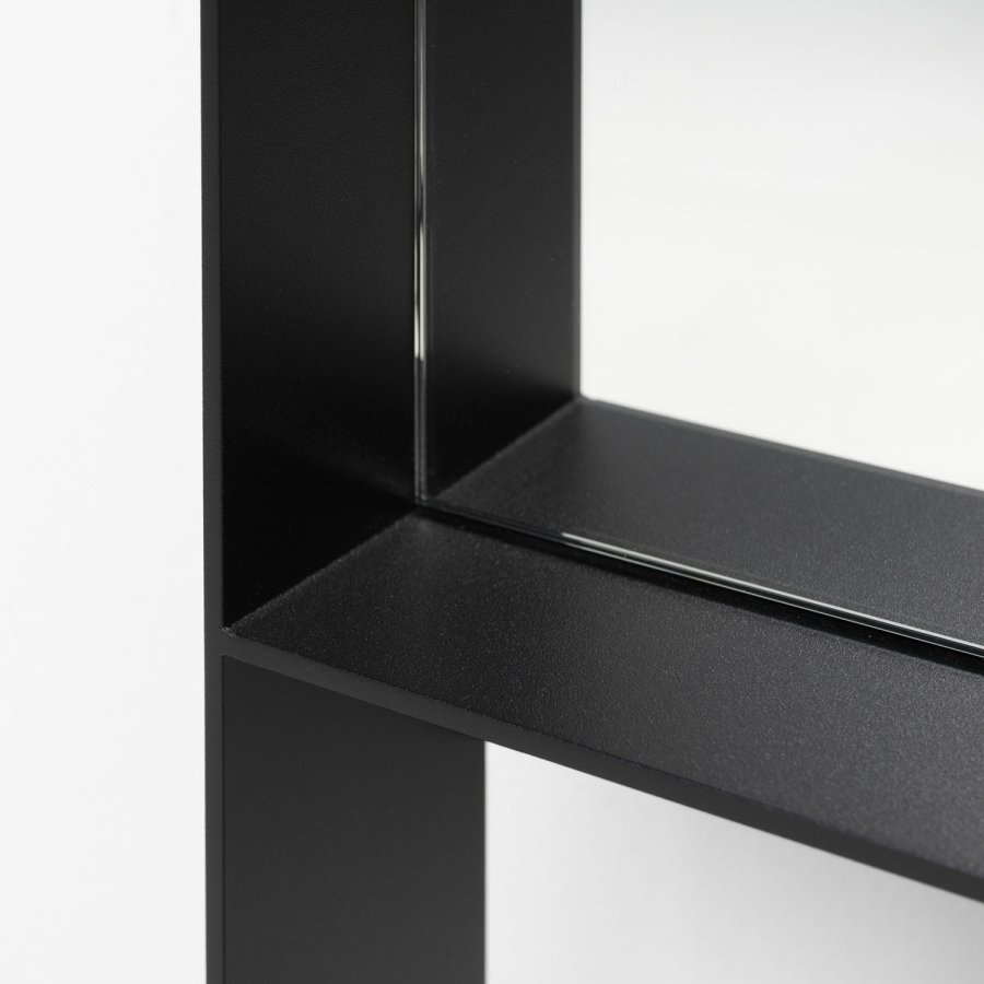 SPINDER DESIGN rektangulrt Donna veggspeil - speilglass og sort stl (60x190)