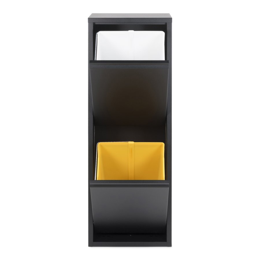 SPINDER DESIGN Gigi affaldsspand, m. 2 rum - sort stl (34x25)