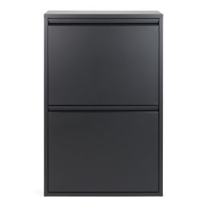 SPINDER DESIGN Gigi affaldsspand, m. 4 rum - sort stl (60x25)