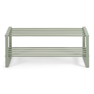 SPINDER DESIGN Rex skoreol, m. 2 hylder - stvgrnt stl (70x29)