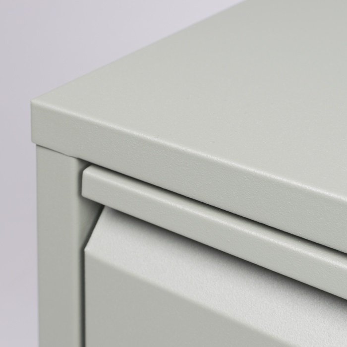 SPINDER DESIGN rektangulr Billy 2 skoskab, m. 2 lger - grn stl 