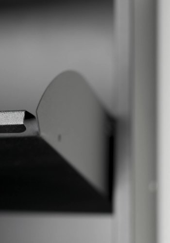 SPINDER DESIGN rektangulrt Billy 5 skoskap, m. 5 drer - sort stl 