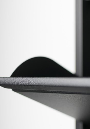 SPINDER DESIGN rektangulrt Billy 5 skoskap, m. 5 drer - sort stl 