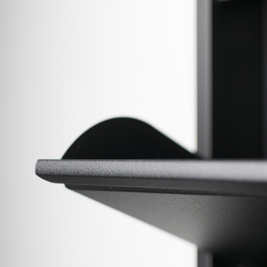 SPINDER DESIGN rektangulrt Billy 5 skoskap, m. 5 drer - sort stl 