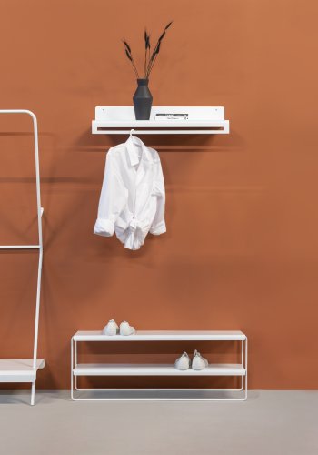 SPINDER DESIGN Gabi 100 skoreol, m. 2 hylder - hvid stl (B:103)