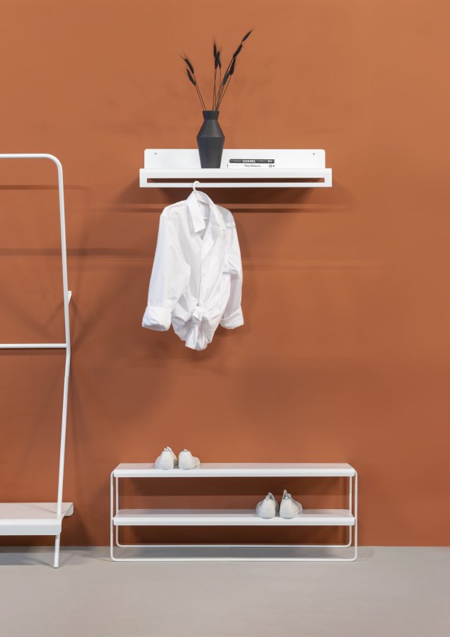 SPINDER DESIGN Gabi 100 skoreol, m. 2 hylder - hvid stl (B:103)