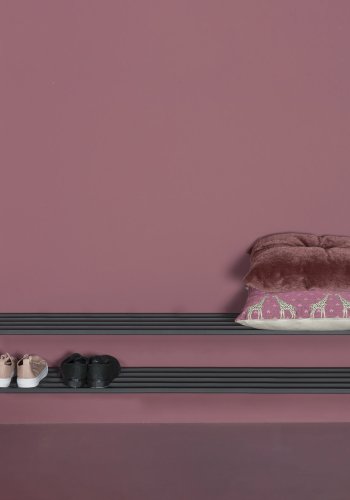 SPINDER DESIGN School skoreol, m. 2 hylder - sort stl (118x20,5)