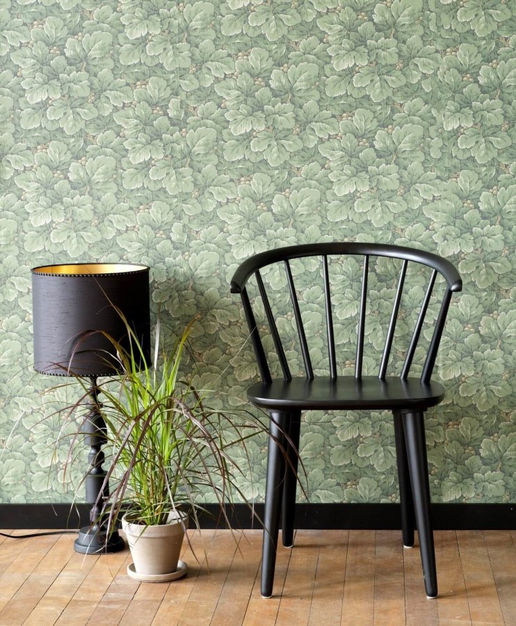 ROWICO Carmen spisebordstol - svart tre, m. armlener 