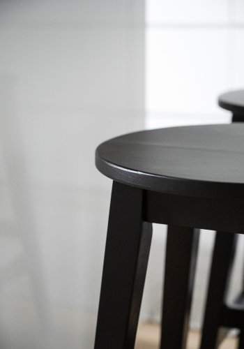 ROWICO Austin barstol, m. fodsttte - sort egetr