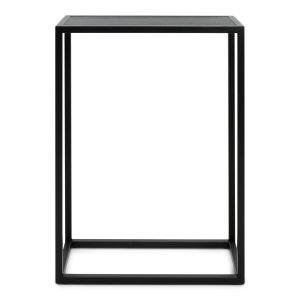 SPINDER DESIGN Daniël sidobord, rektangulärt - svart borstad ek och matt svart stl (66x30)