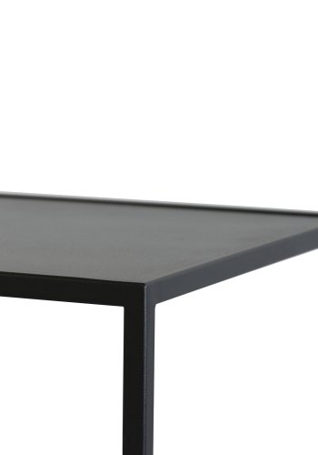 SPINDER DESIGN rektangulr Trolly rullebord, m. hylde - sort stl