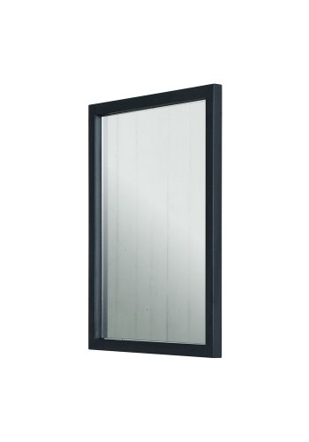 SPINDER DESIGN rektangulr Senza vgspejl - spejlglas og sort stl (55x40)