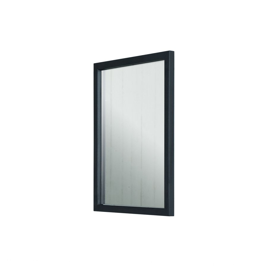 SPINDER DESIGN rektangulr Senza vgspejl - spejlglas og sort stl (55x40)