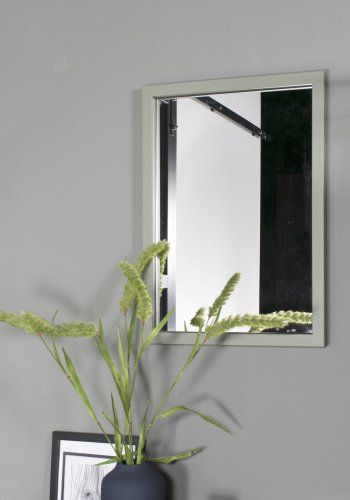 SPINDER DESIGN Senza vgspejl - spejlglas og stvet grnt stl (55x40)