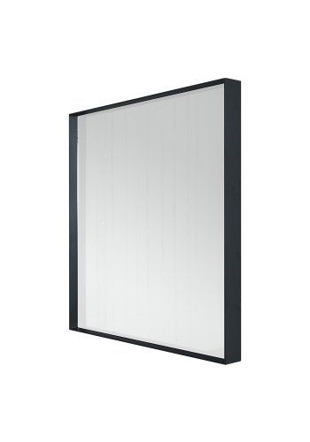 SPINDER DESIGN kvadratisk Donna vgspejl - spejlglas og sort stl (60x60)