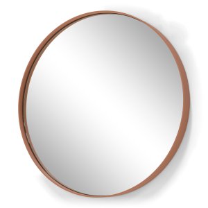 SPINDER DESIGN Donna vgspejl, rund - spejlglas og terracotta stl (60)