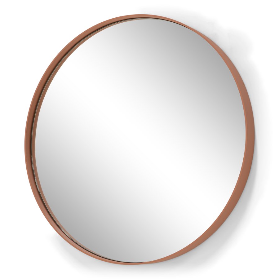 SPINDER DESIGN Donna veggspeil, rundt - speilglass og terracotta stl (60)