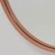 SPINDER DESIGN Donna veggspeil, rundt - speilglass og terracotta stl (60)