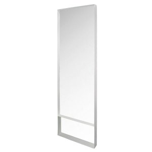 SPINDER DESIGN rektangulr Donna vgspejl - spejlglas og hvid stl (60x190)