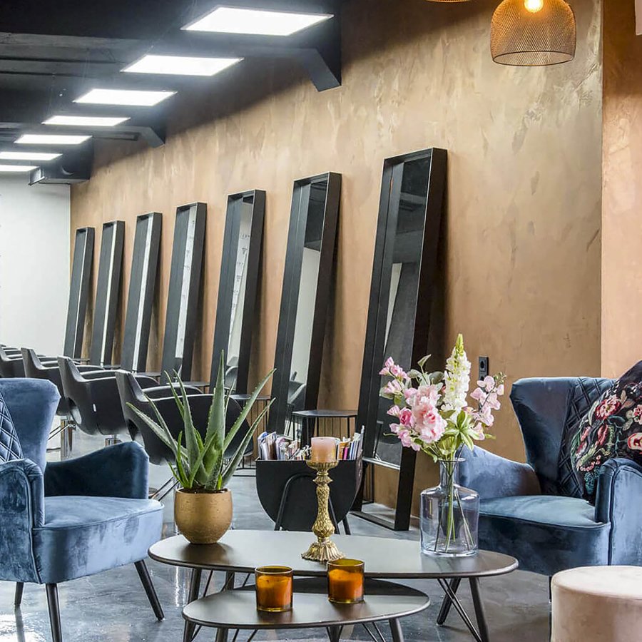 SPINDER DESIGN rektangulrt Donna veggspeil - speilglass og sort stl (60x190)