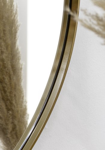 SPINDER DESIGN Donna veggspeil, rundt - speilglass og gullstl (120)