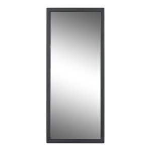 SPINDER DESIGN School vgspejl, M - spejlglas og sort stl (70x30)