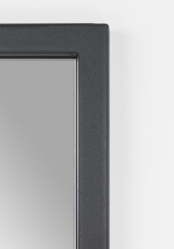 SPINDER DESIGN School vgspejl, M - spejlglas og sort stl (70x30)