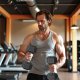 SONGMICS Hantelset, Paar sechseckige Hanteln, Gesamtgewicht 20 kg, Training, Fitnesstraining, Gewichtheben zu Hause, Fitnessstudio, Tintenschwarz SYL010B01