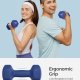 SONGMICS Kurzhanteln, 2er-Set, Sechskant, Neoprenbeschichtung, Krafttraining, Workout, Fitness, Training zu Hause