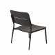 VENTURE DESIGN Lina lenestol, med pute - svart polyester og stl
