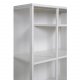 VENTURE DESIGN bokhylle - hvit stl (H:110cm x80cm x 40cm)