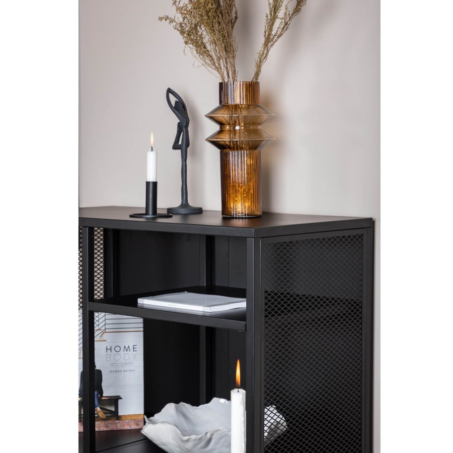 VENTURE DESIGN bokhylla - svart stl