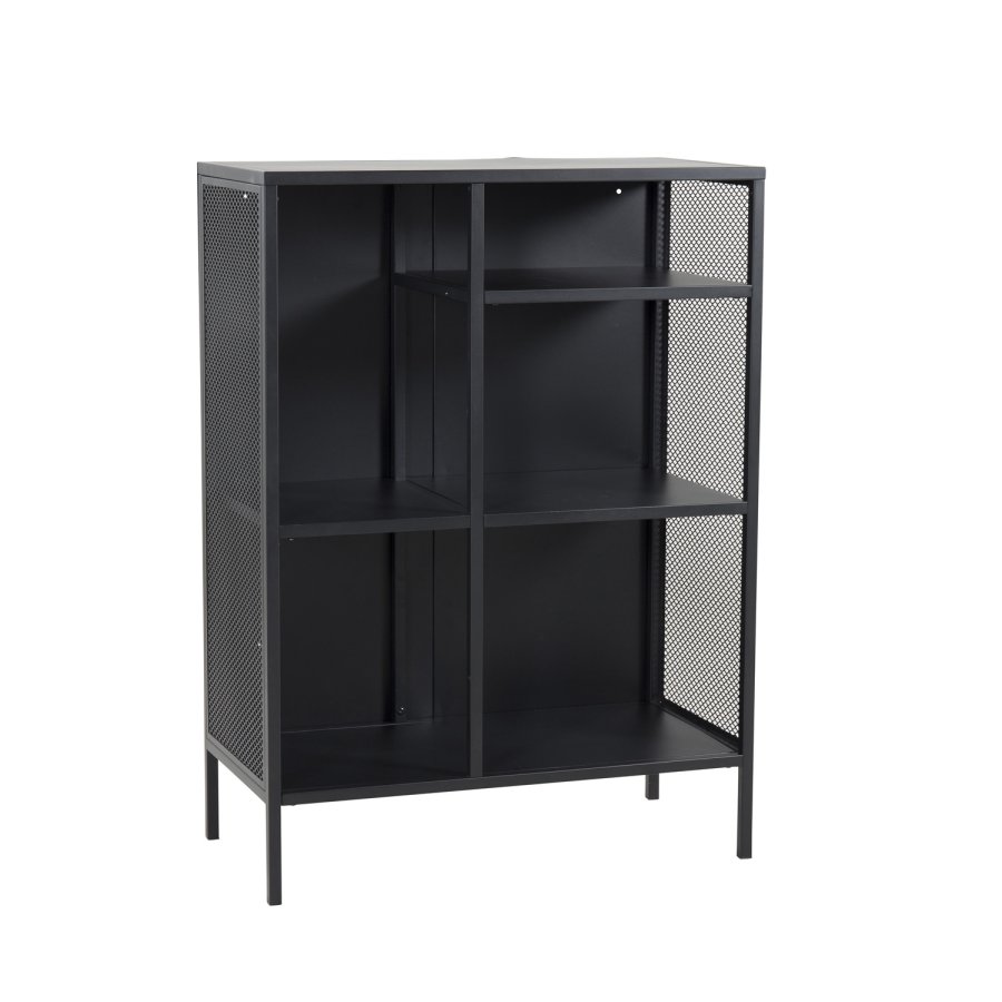 VENTURE DESIGN bokhylla - svart stl