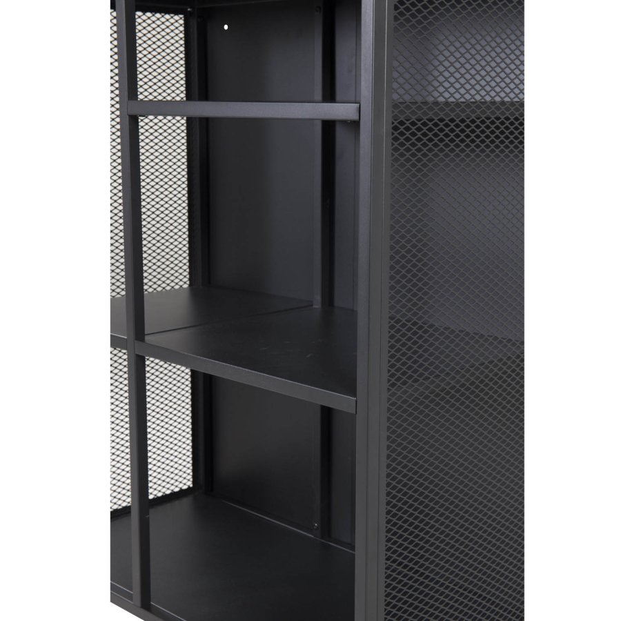 VENTURE DESIGN bokhylla - svart stl