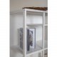 VENTURE DESIGN bokhylle - hvit stl (H:110cm x80cm x 40cm)