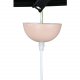 VENTURE DESIGN Tubbie taklampe - naturlig tre og rosa jern