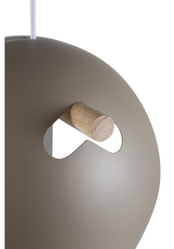 VENTURE DESIGN Tubbie taklampe - naturlig tre og beige jern