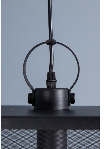 VENTURE DESIGN Hage Deckenleuchte - schwarzes Eisen