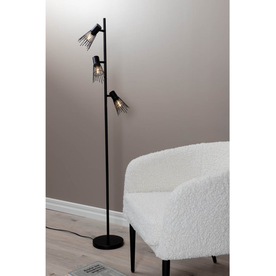 VENTURE DESIGN Pico gulvlampe - svart jern