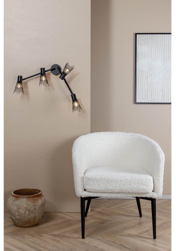 VENTURE DESIGN Pico vegglampe - svart jern