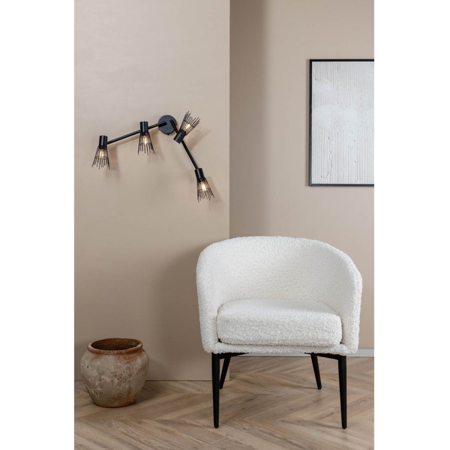 VENTURE DESIGN Pico vegglampe - svart jern